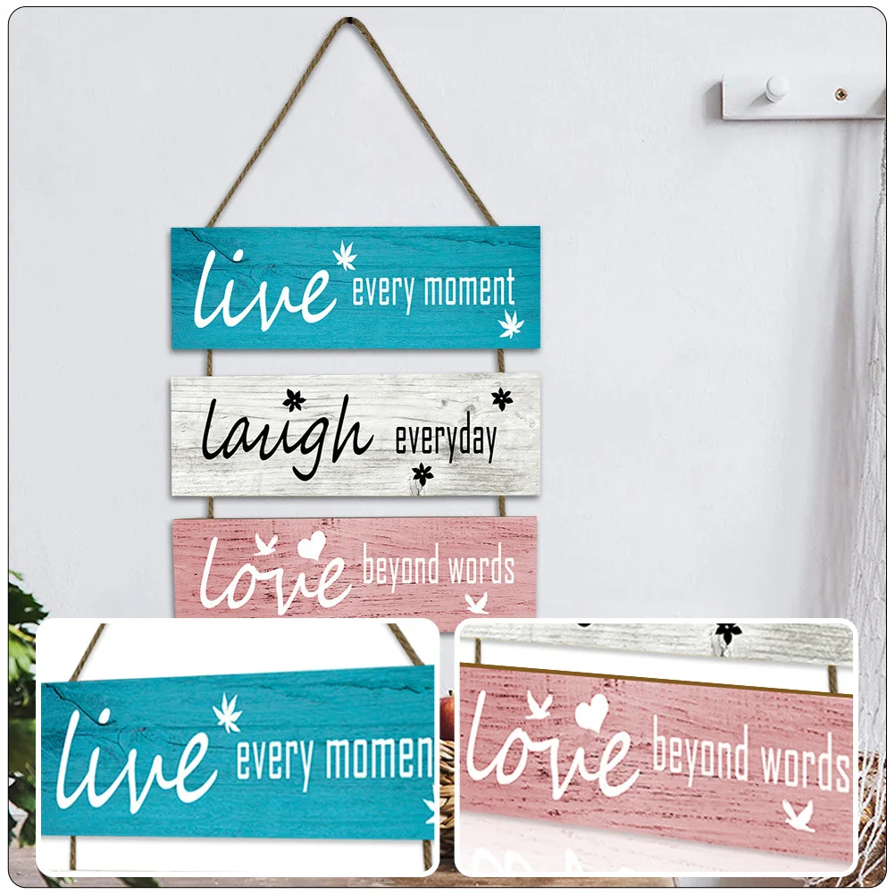 

Decorative Wooden Wall Hanging Board for Kitchen Restaurant Dining Room Living Room Wall Ornament Hanging Board