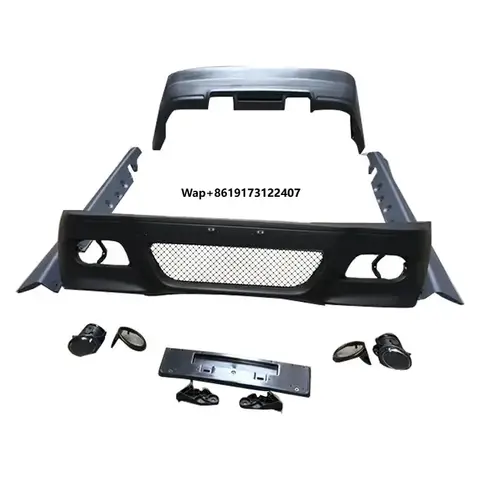 Hot Selling Auto Parts M3 Type Bodykit M Power Front Bumper Rear Bumper Performance Body Kit for 3 Series E46