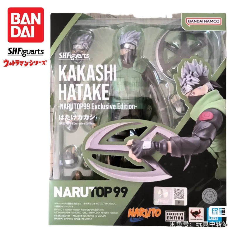 

В наличии Bandai S H Figuarts, оригинальная модель куклы Наруто Хатаке Какаши, новая фигурка в штучной упаковке, аниме-фигурка