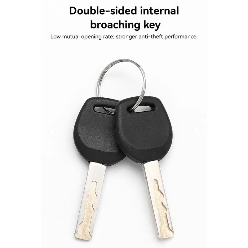 قفل الدراجة على شكل حرف U عالي التحمل على شكل حرف U مع ملحقات الدراجة النارية الرئيسية لرف المقود والطرق الجبلية والسفر للأطفال