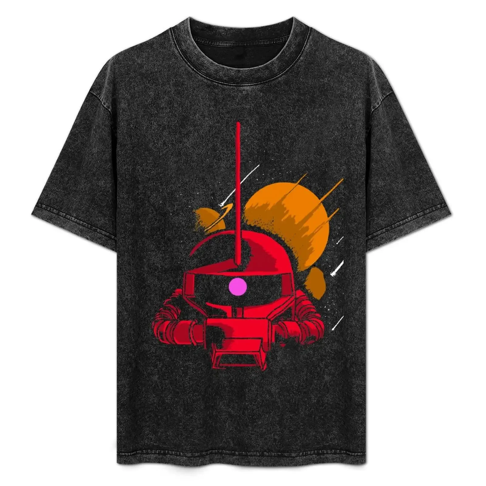 

Zaku Art planets T-Shirt cotton tshirt 100% anime tshirt t shirt man casual t shirts for man slim fit T-Shirt