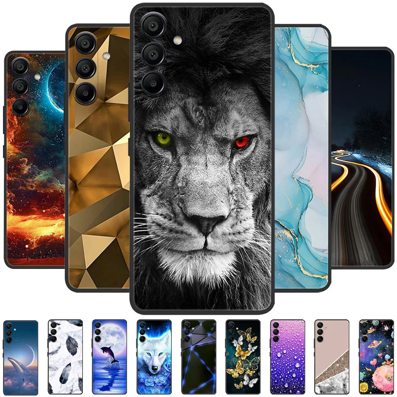 For Samsung A15 5G 4G Case Shockproof Soft TPU Silicone Phone Cover For Samsung Galaxy A25 5G Funda A35 5G Capa Cute Cartoon