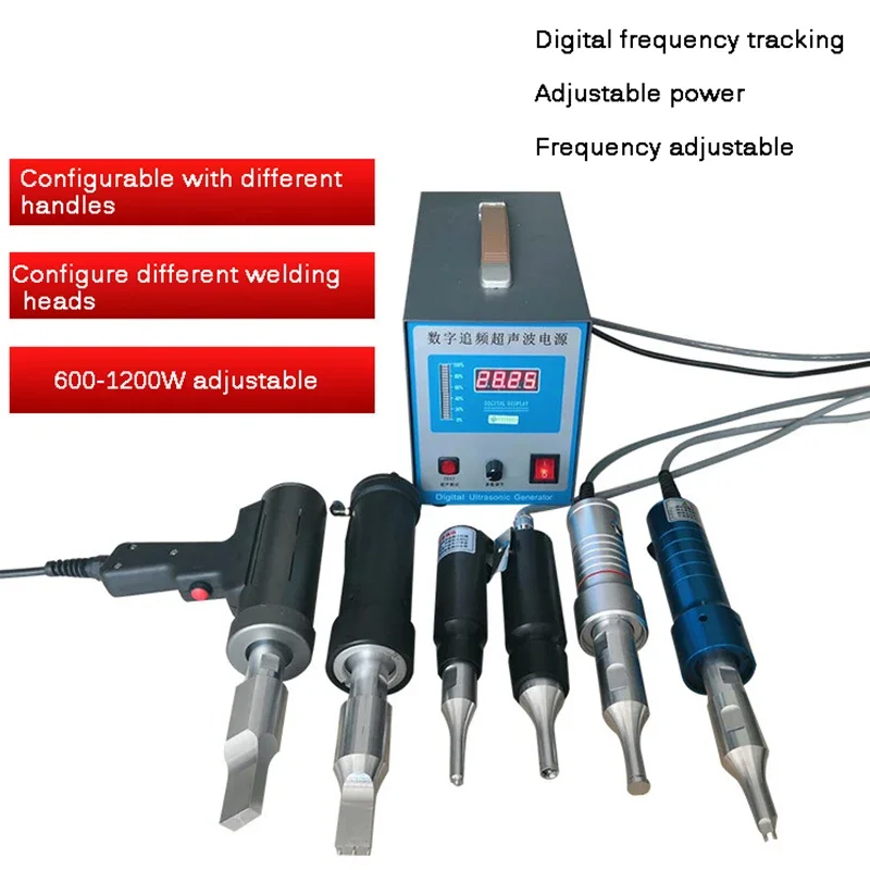 

AC 110V/220V Ultrasonic Plastic Welding Machine Plastic Spot Welder Ultrasonic Welding Equipment Mash Welder Tools 700W