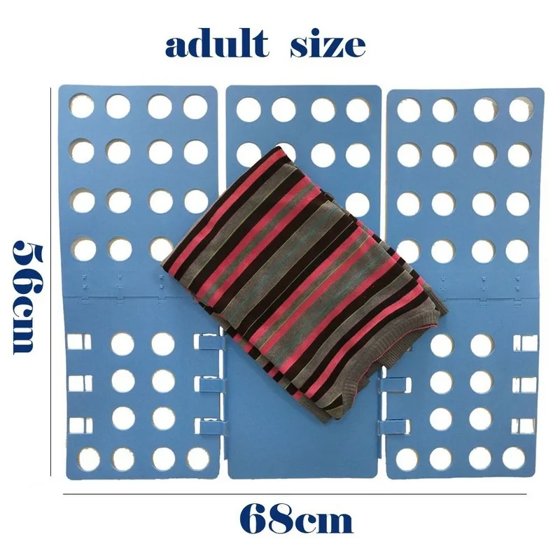 جودة الكبار الاطفال مجلد الملابس السحرية تي شيرت لاعبا المنظم أضعاف توفير الوقت الملابس السريعة للطي مجلس الملابس حامل
