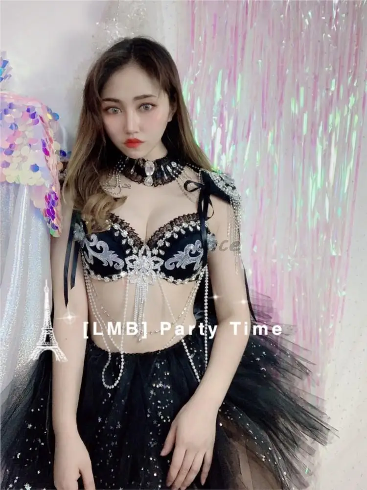 Queen's Black Series Advanced Handmade Customization Luminous Music Festival Tutu Costume set