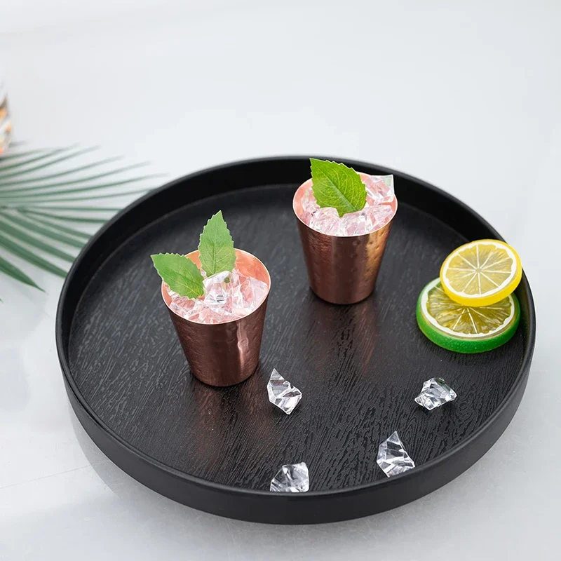 

Винтажный кованый медный мини-набор коктейльных бокал, креативные противоскользящие чашки для саке, бар, отель, набор бокалов для вина, посуда для напитков в стиле ретро