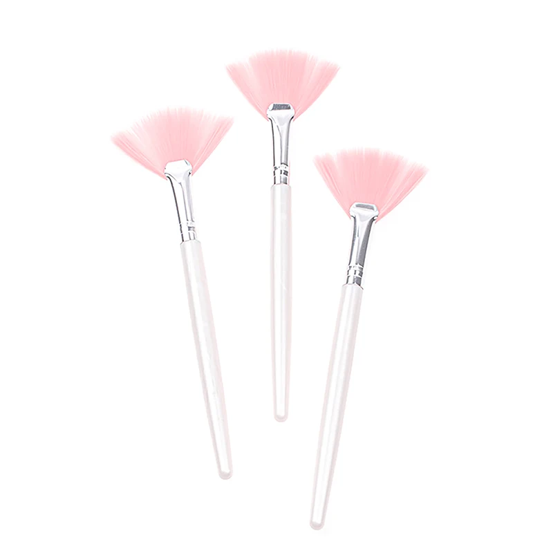 Facial Skin Care Brush Fan Shaped Facial Makeup Mask Brush Soft Bristle Cosmetic Brush Beauty Salon Supplies Spa Beauty Tools