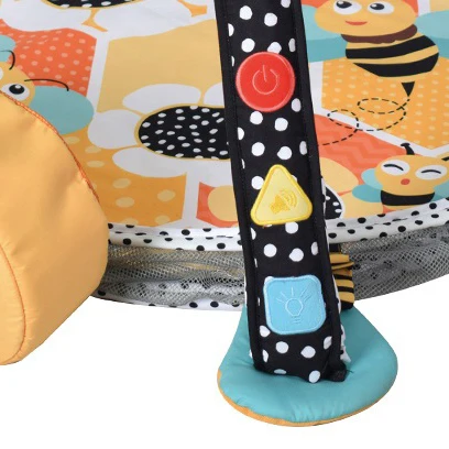 3 in 1 Bee folding light with sound baby gym activity baby toys play mat