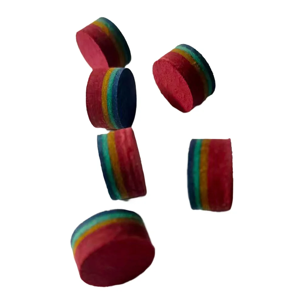 مجموعة من 2 أطراف جديلة لحمام السباحة بقطر 14 مم و6 طبقات للجلد متوسطة الصلابة لدقة البلياردو والسنوكر