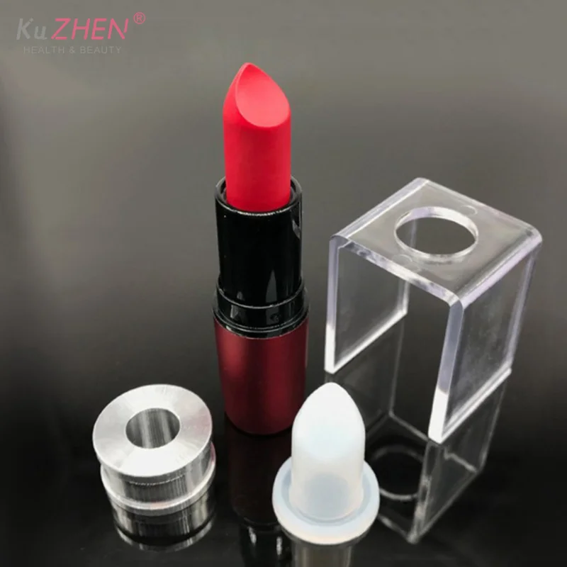 Diy auto-feito artesanal ferramenta de artesanato batom material kit pequeno amostra bocal tubo vazio silicone alumínio molde batom