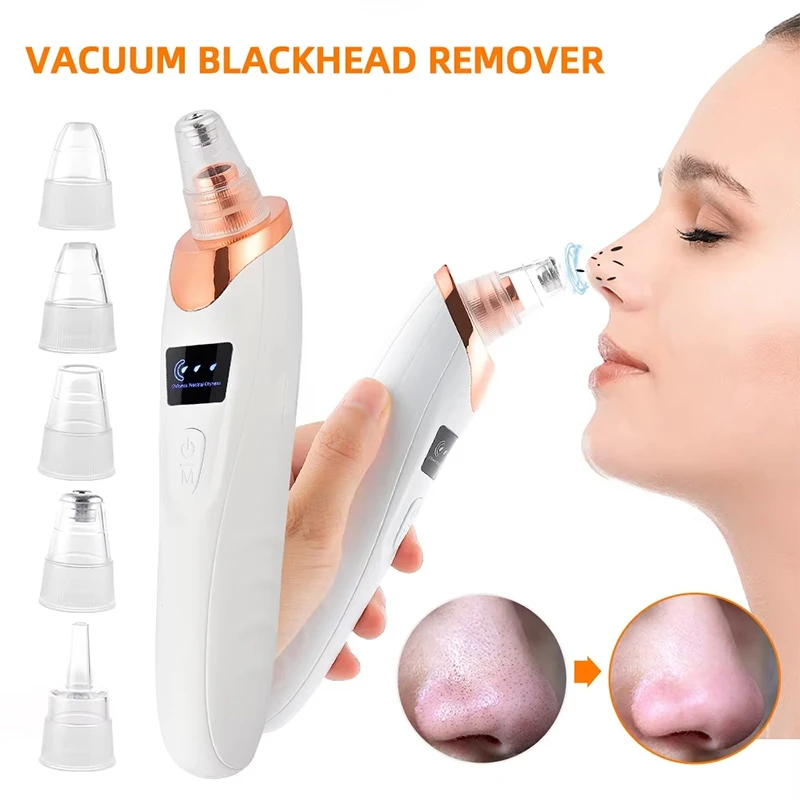 Multifunctionele Reiniging Mee-eter Remover Porie Acne Puistje Verwijderen Gezicht T Zone Neus Cleaner Vacuüm Zuig Facial Beauty Devi