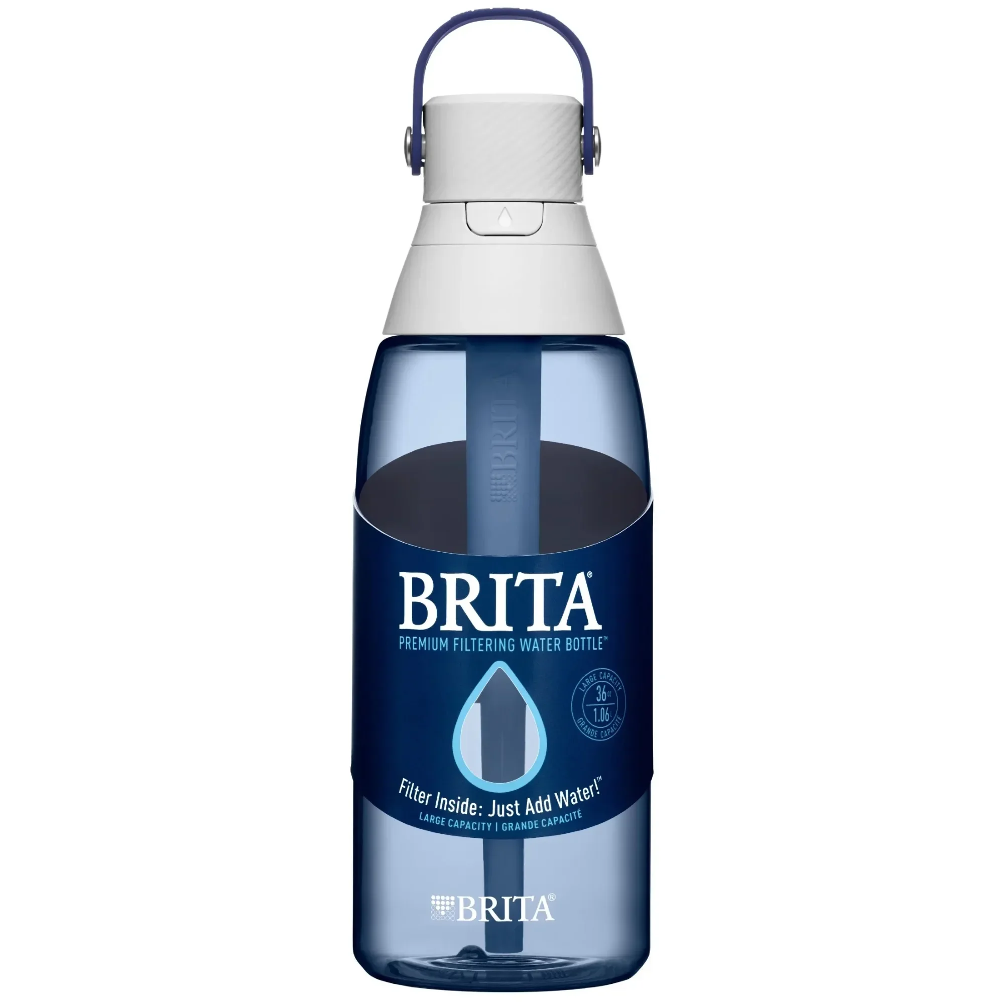 

Герметичная фильтрованная бутылка для воды премиум-класса на 36 унций с соломинкой