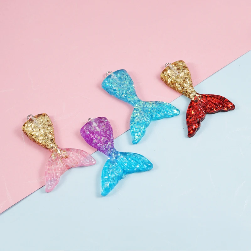 

Подвеска в виде хвоста русалки, 15 шт./лот, 45 х32 мм