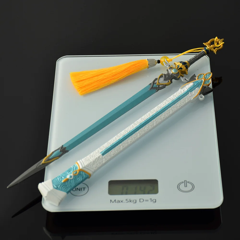 30 cm/11.81in Anime Koud Wapen Wapen Model, Volledig Metalen Handwerk Ornament Maanlicht Zwaard Speelgoed Collectie Zwaard Populaire Jongen Gift