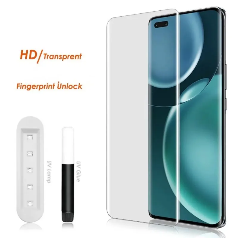 

UV Liquid Full Glue Tempered Glass For Samsung Note 8 9 10 20 S21 S10 5G S8 S9 Plus Galaxy S22 23 24 Ultra Phone Glass