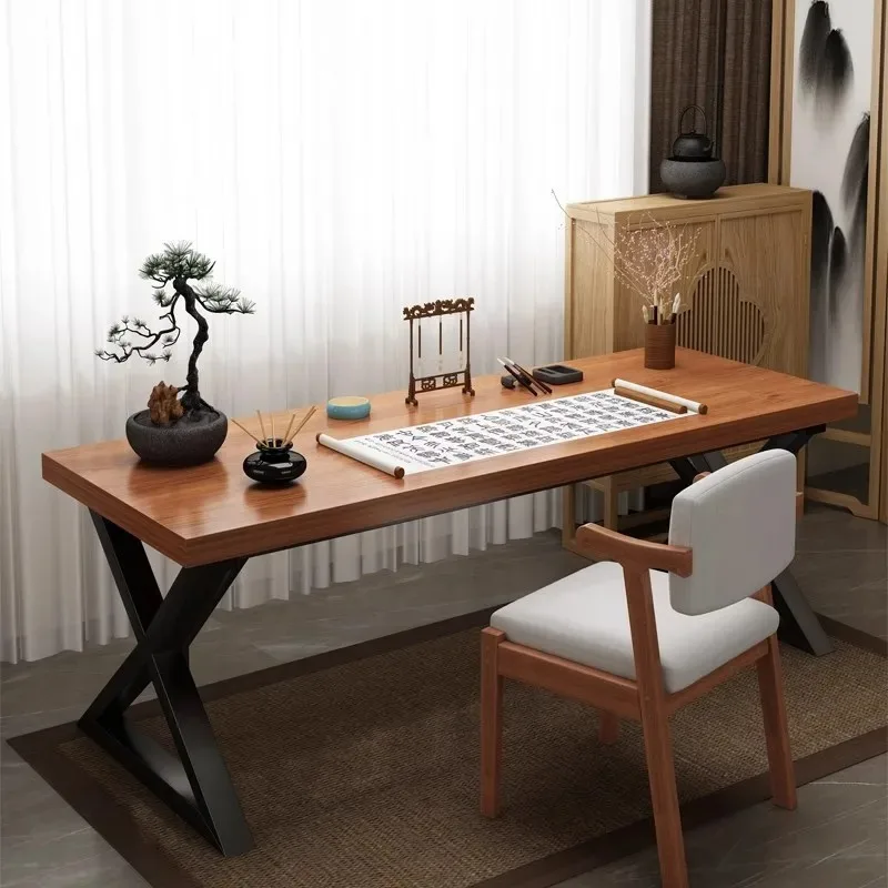 

Sinology table Home calligraphy table New Chinese balcony Desk desk Sinology brush table Training class workbench