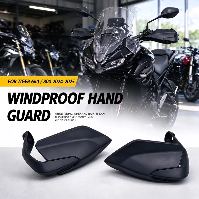 Tiger800 Handguards Shield Guards Windshield Hand Wind Protection Fit For Tiger Sport 800 Tiger660 2024 2025- Motorcycle