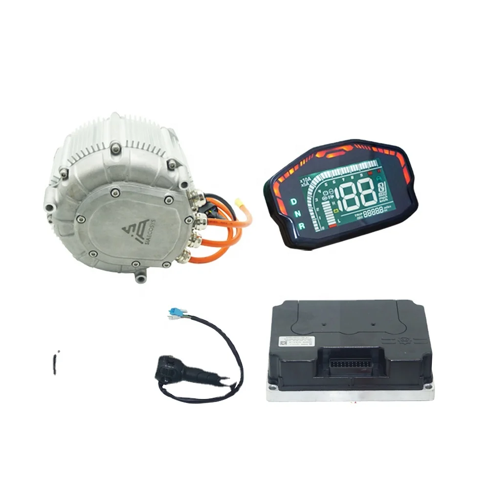 

siAECOSYS SIA155-48 18kW Peak PMSM Hairpin Motor ND72890B Encoder Controller High Power Motorcycle New Motor Kit Waterproof