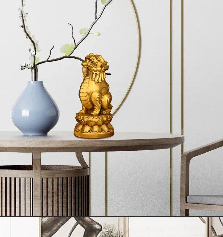 Copper Animal Bravery Ornaments Toward The Sky Roar Living Room Study Home Living Decor