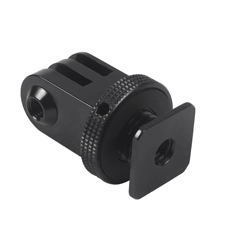 For Gopro Accesorios Aluminum Mount Alloy 1/4 Tripod CNC Adapter Cold shoe For Go Pro Hero DJI Action 4 5 Camera Insta360 X4 X3