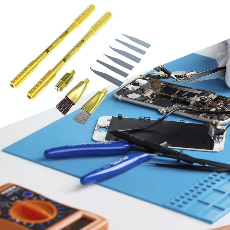 10 In 1 Phone Repair Tool Set Includes Scrapers Brushes Upgrades For Glues Removal Device Disassembly Electronics Cleaning 896C