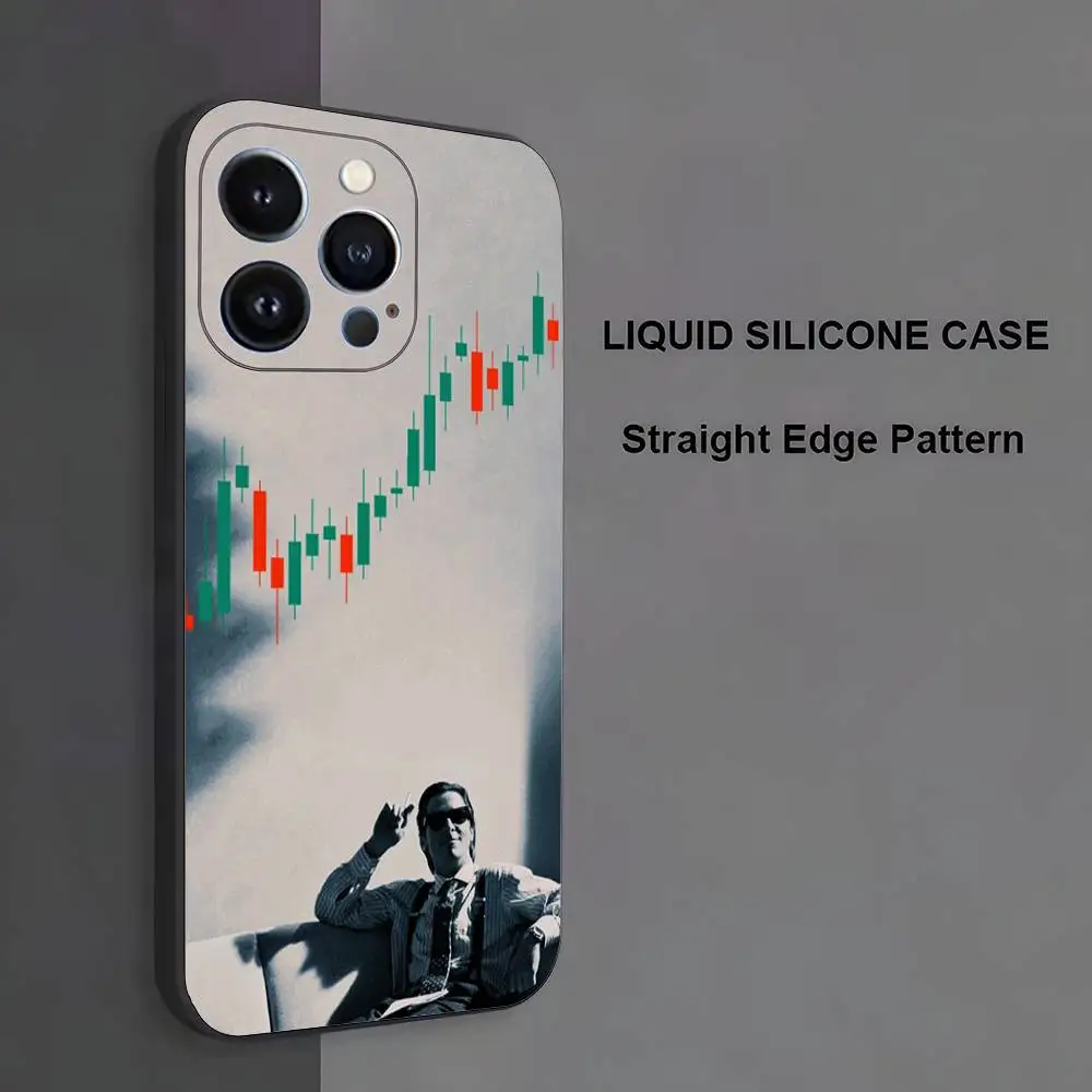 حافظة هاتف من Forex Day Trading Day Trader لهاتف iPhone 17,16,15,14,13,12,11، Pro Max، XS، X، XR، SE، Mini، 8، 7، غطاء أسود من السيليكون الناعم