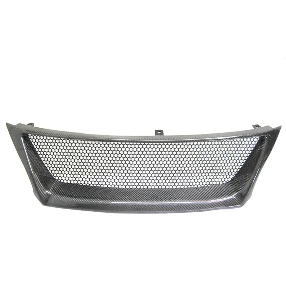 Front Bumper Center Grille Grill Refit For Lexus IS F 2008-2011  Matt Black, Carbon Fiber 4 Doors