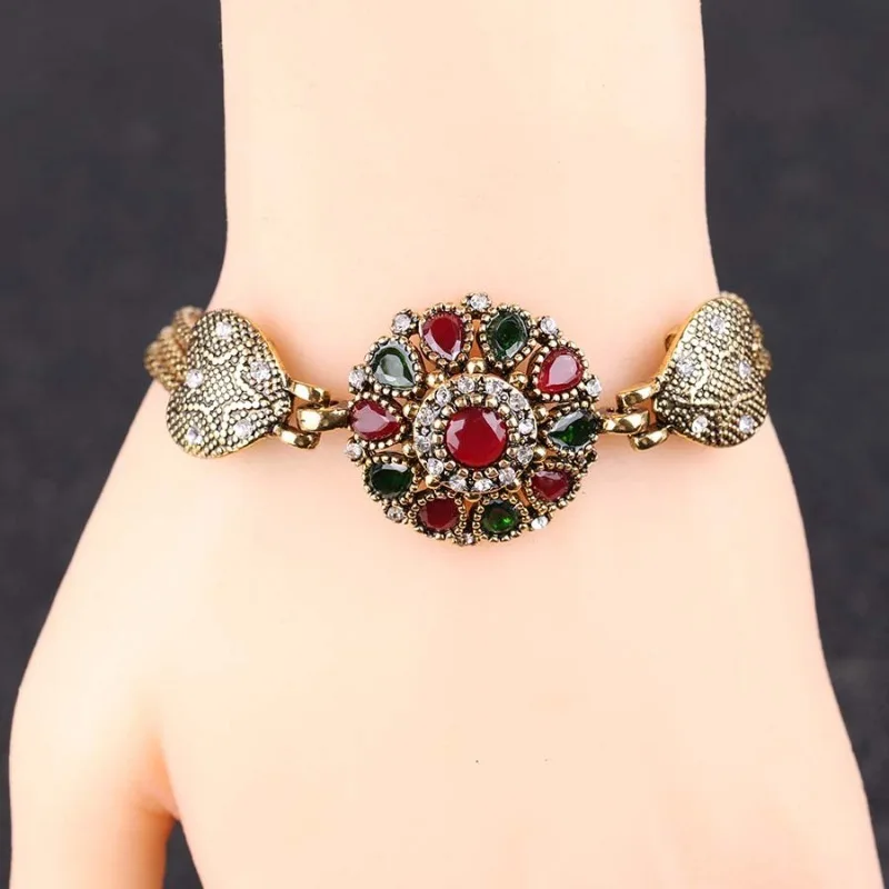 Luxury Shiny Colorful Zirconia Flower Bracelet Women\'s Trendy Gorgeous Clasp Opening Bracelet Valentine\'s Day Jewellery Gifts