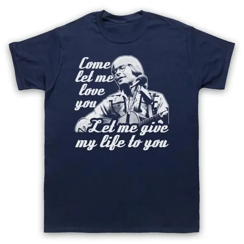 ANNIE'S SONG JOHN DENVER YOU FILL UP MY SENSES FOLK MENS WOMENS T SHIRT