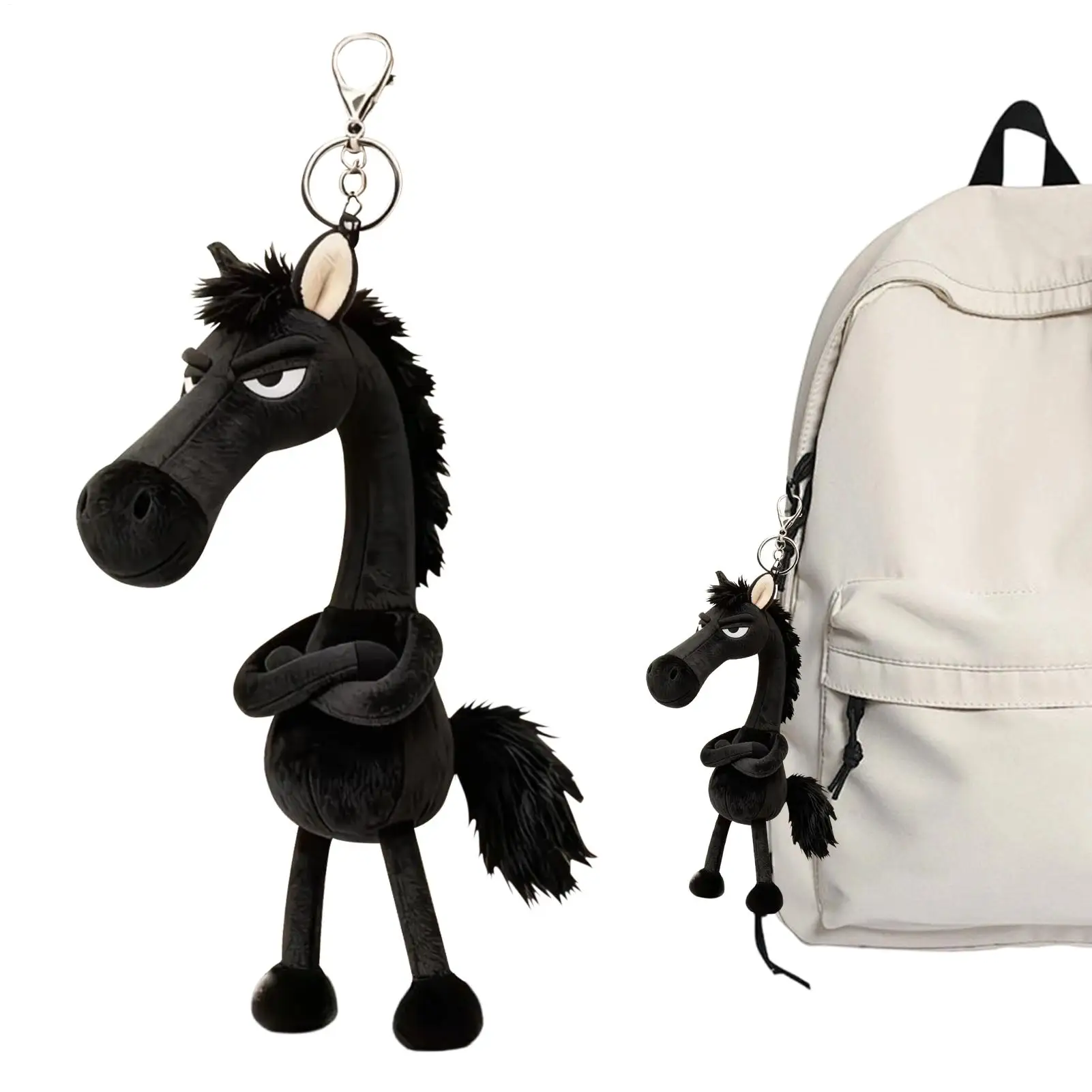 2026年 馬の財布チャーム かわいいぬいぐるみ飾りペンダント かわいいキーホルダー 馬年 バックパック用 彼氏 彼女 女性向け
