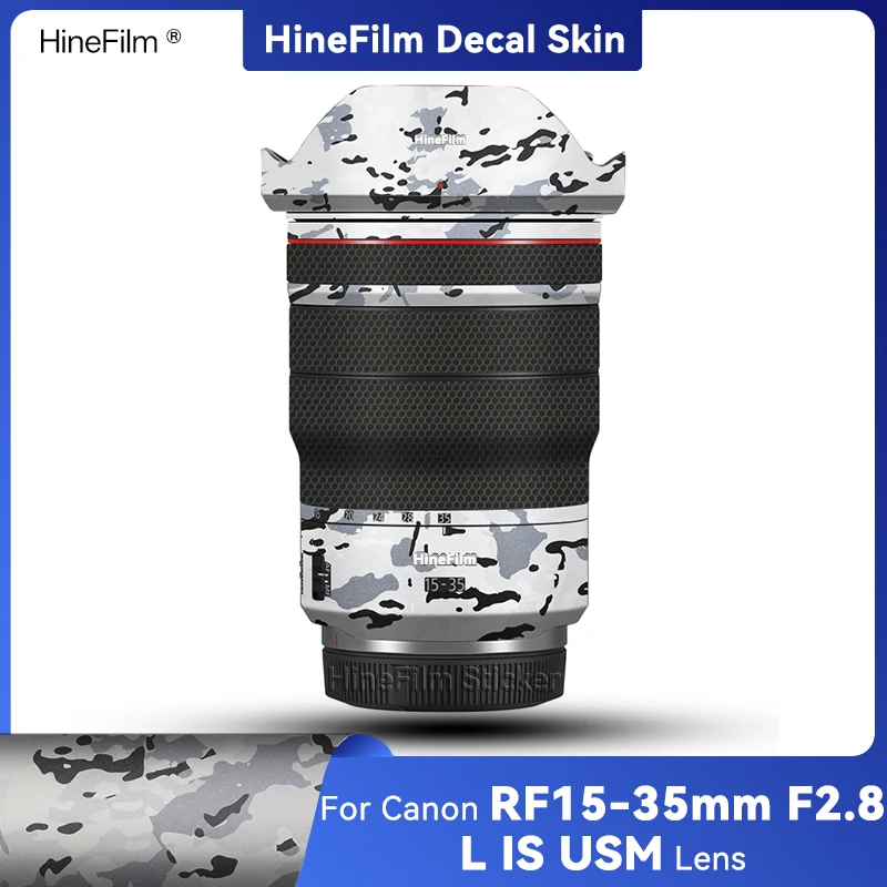 Hinefilm Skin for Canon RF15-35 F2.8 Lens Decal Skin for Canon RF15-35mm F2.8 L IS USM Lens Wrap Cover for Canon 1535 Lens Skin
