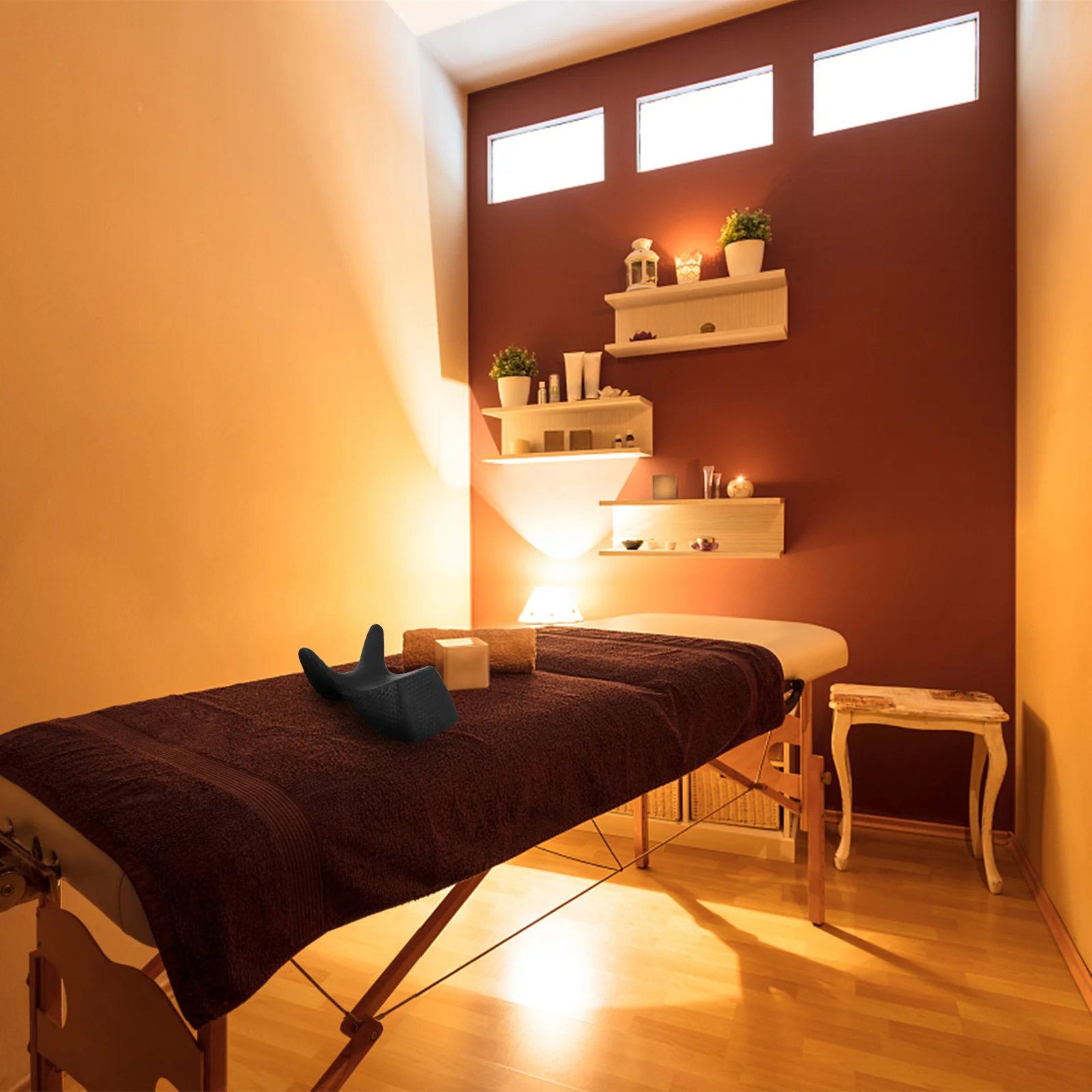 

Salon Neck Rest Cushion for Shampoo Bowl Hair Washing Pillow Ergonomic Design Relieves Neck Fatigue Center Facial