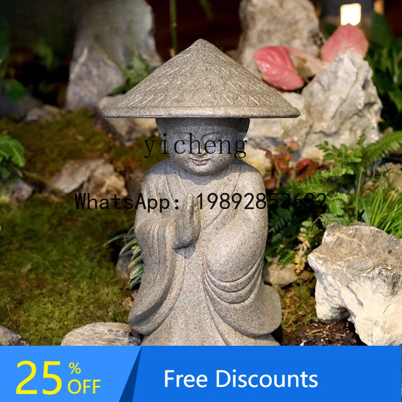 

Courtyard Zen Landscape Decoration Outdoor Garden Arrangement Landscape Small Ornament Floor Display Piece