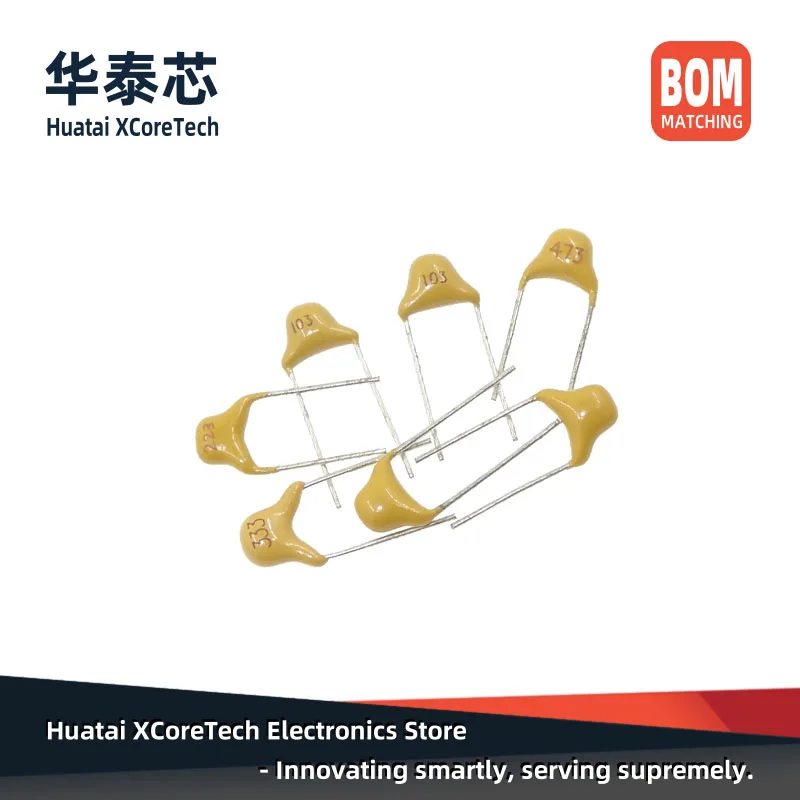 50PCS DIP Monolithic Ceramic Capacitor 50V 220PF 270PF 300PF 330PF 390PF 470PF 560PF 680PF 820PF 1NF 2.2NF 3.3NF 4.7NF 5.6NF