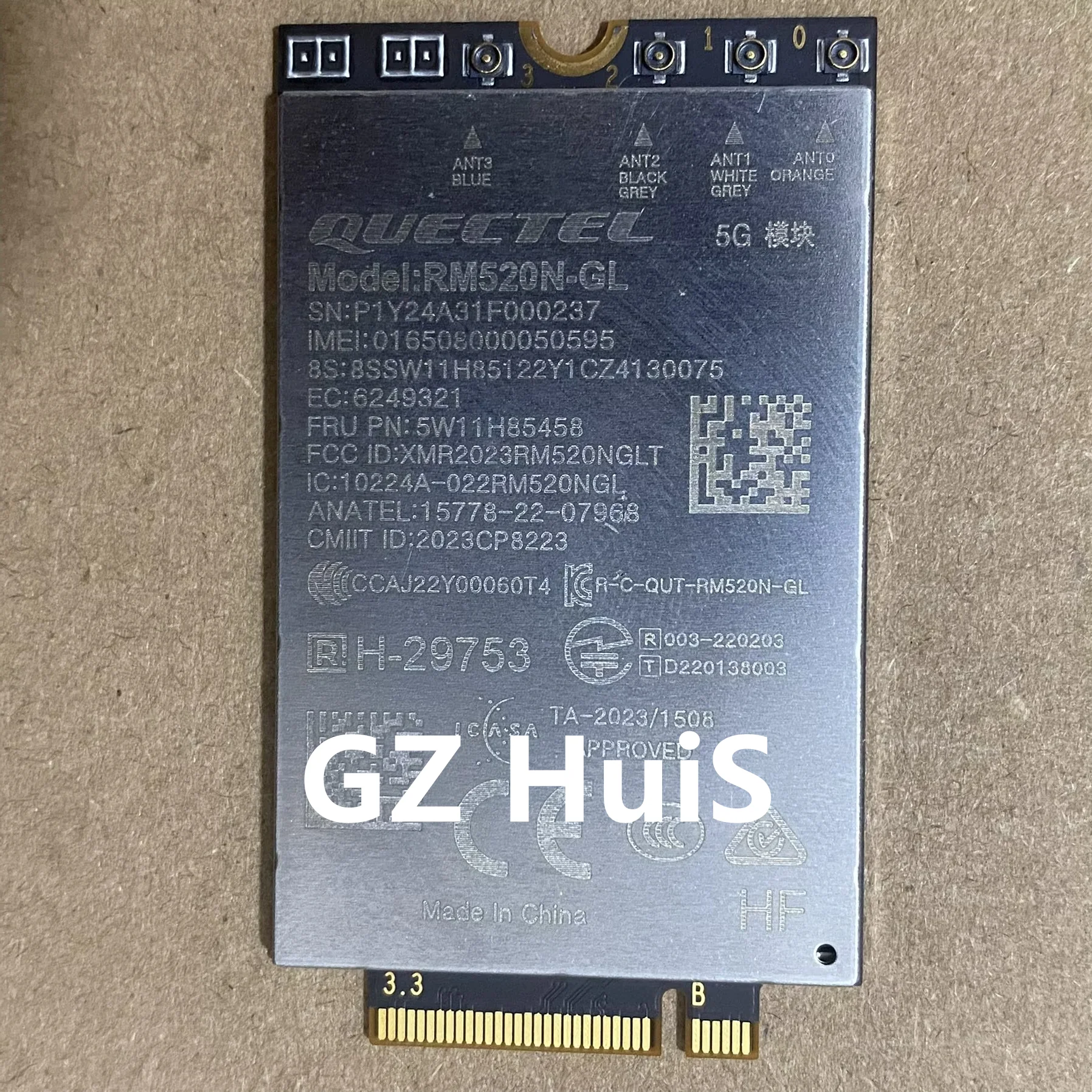 

QCT RM520N-GL 5G Sub6GHz Module WWAN Card For Thinkpad X1 Carbon 12th 13th T14 P14s Gen5 Gen6 Laptop 5W11H85458
