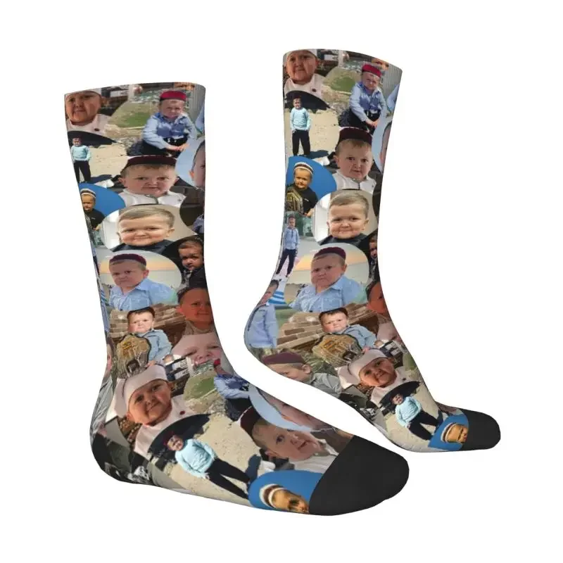 Homens e Mulheres Hasbulla Collage Socks de Futebol, 3D Impresso, Esportes, Quente, Engraçado, Moda, Y2K