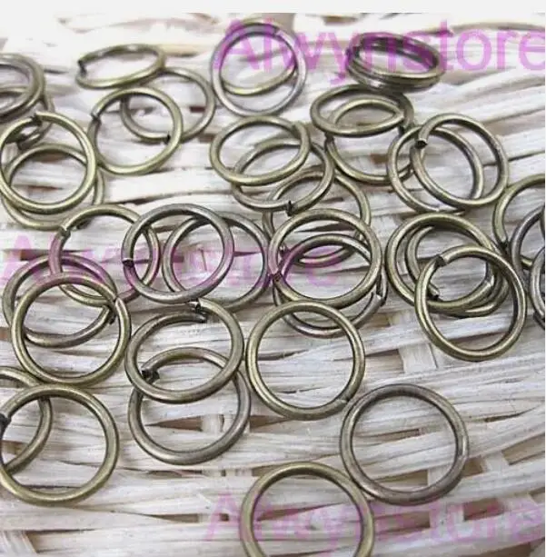 

LOT OF 200pcs 8mm Antiuqe Bronze Smooth Jumprings G0020