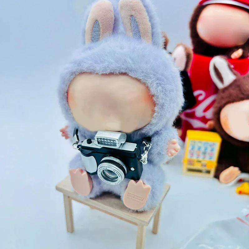 อุปกรณ์ตกแต่งบ้านตุ๊กตา 1 ชิ้น สำหรับตุ๊กตา บ้านตุ๊กตา กล้องดิจิตอล SLR ขนาดจิ๋ว