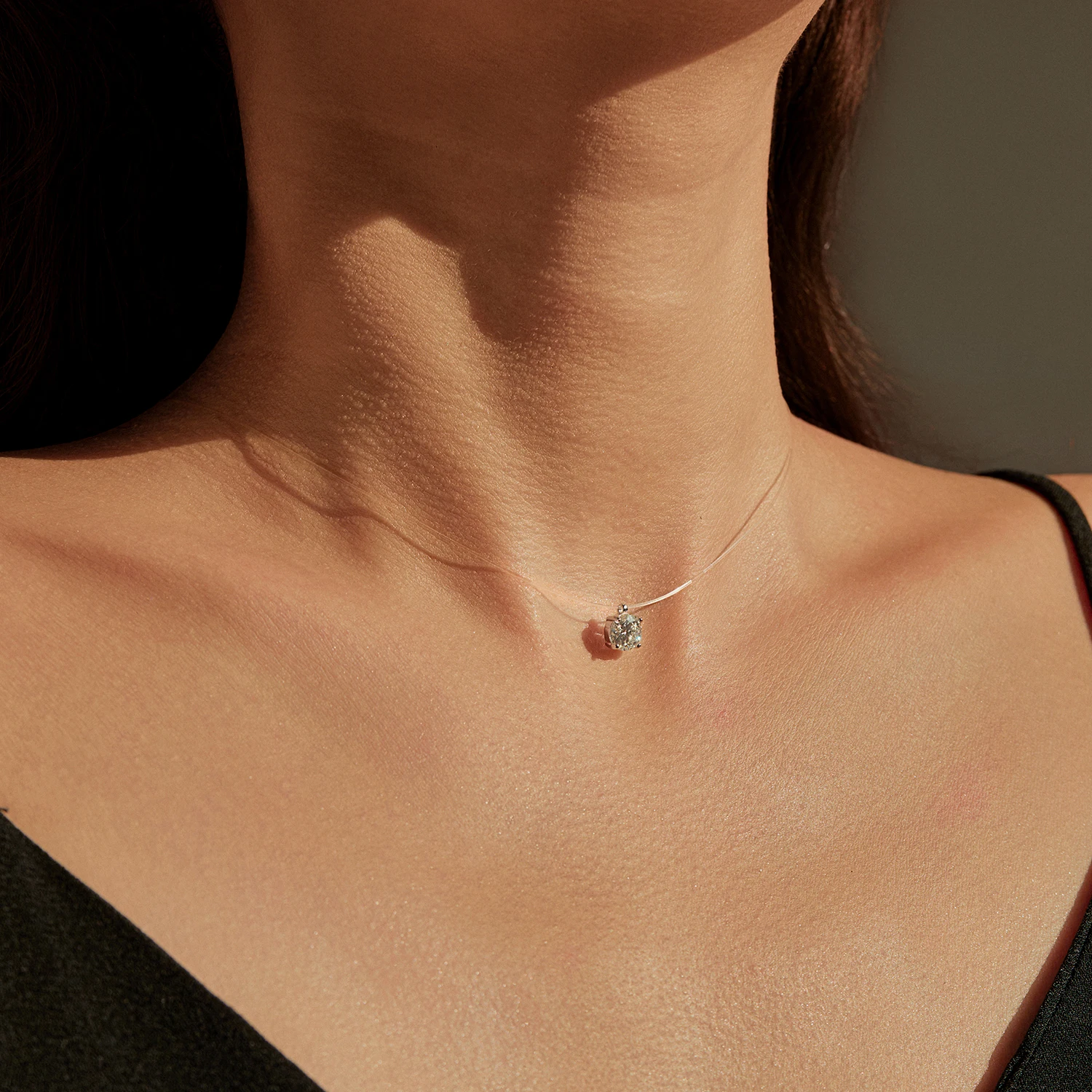 Thumbnail 2 - #4 Trending Moissanite Pendant Necklaces Right Now
