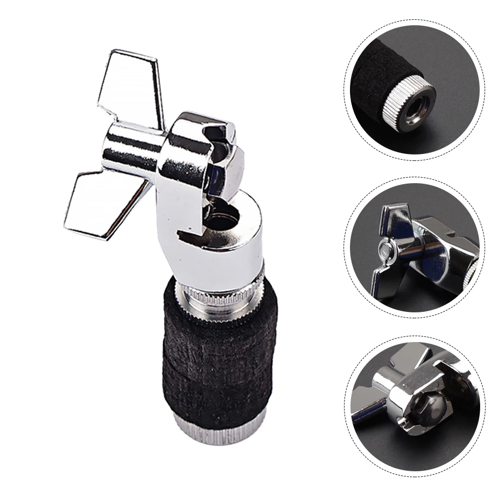 

1pcs Hi Hat Clutch Silver Black Drum Accessories Percussion Parts Musical Instrument Fast Setup All Metal Lock