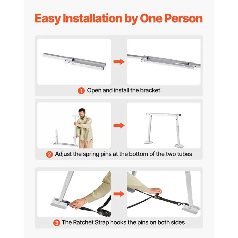 

Universal RV Stabilizer, RV Bumper Stabilizer for Trailers, Campers, Fifth Wheel, Compact Foldable Design for Easy Storage, A