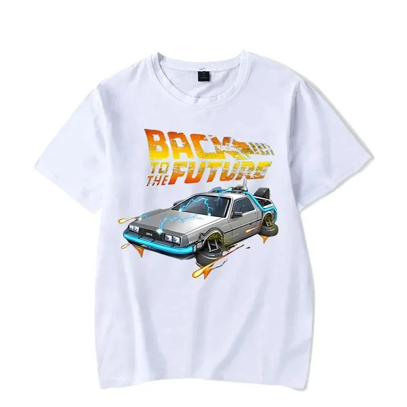 T Shirt for Men Back To The Future Print Men's Brand Tshirts Fashion T-shirt Casual Men Clothing Tops Tee T Shirt Homme Camiseta