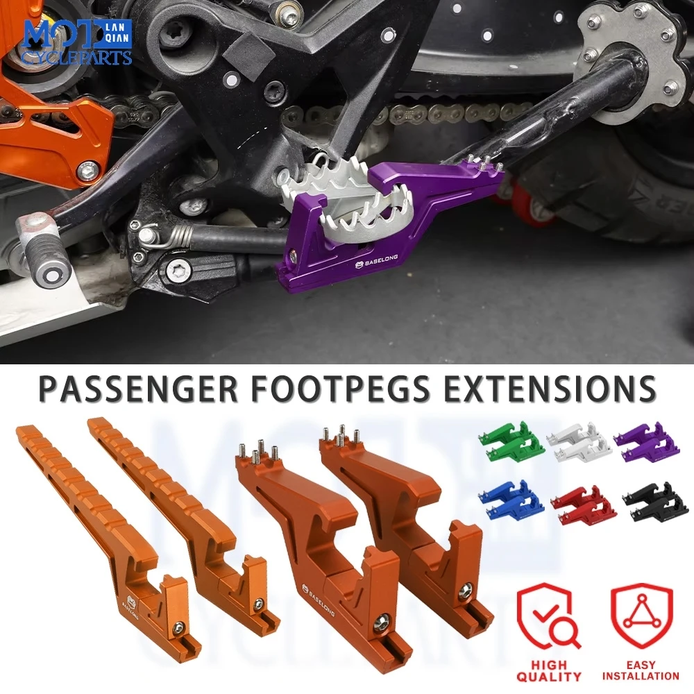 

Для GasGas EC 250 350F 250 300 Для KTM 125 200 250 350 380 400 450 520 525 530 EXC MXC Регулируемые удлинители подножек для пассажиров