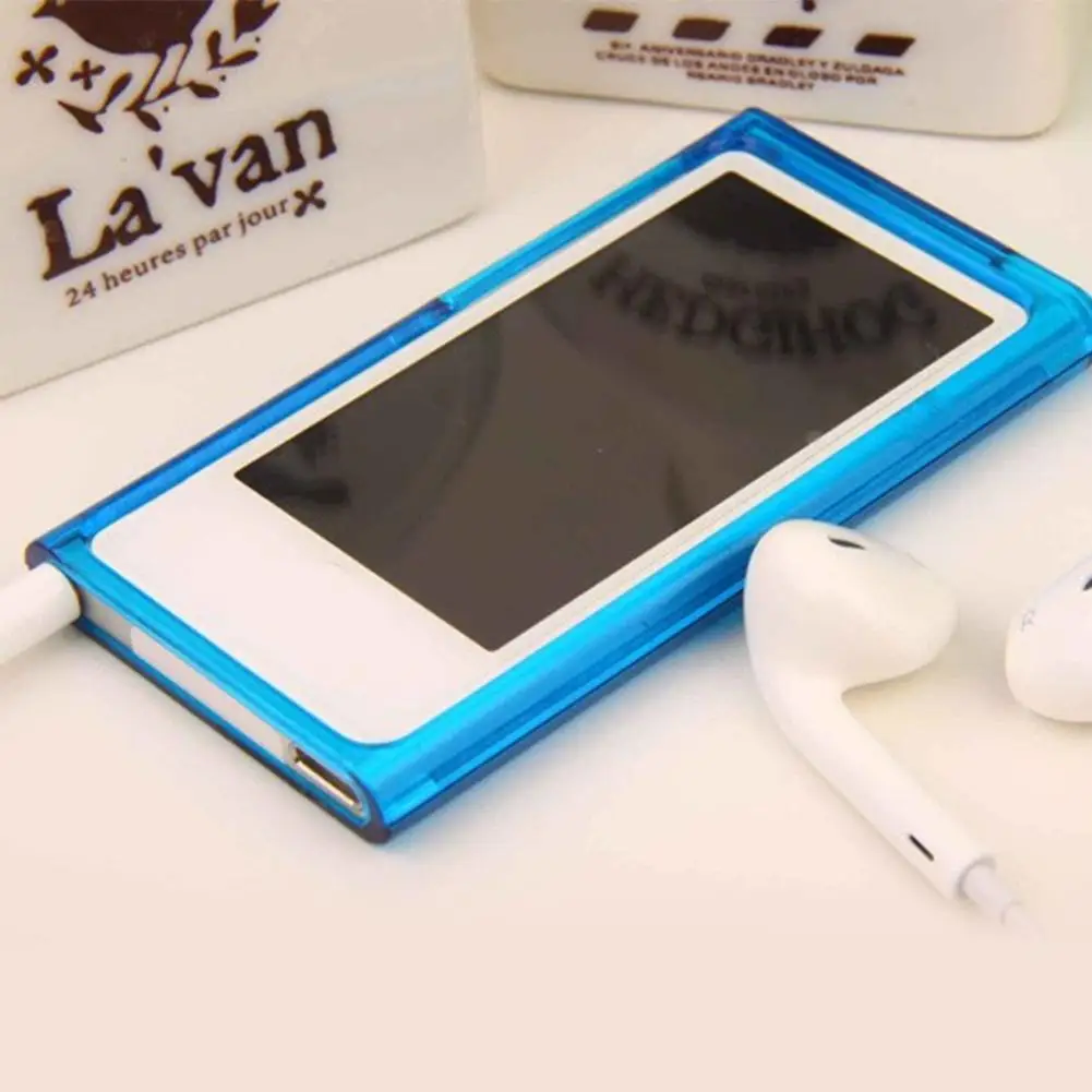 Suitable For Apple IPod Nano 7 Protective Case Nano 7 Solid Color PC Transparent Single Bottom Double-sided Hard Shell view 6