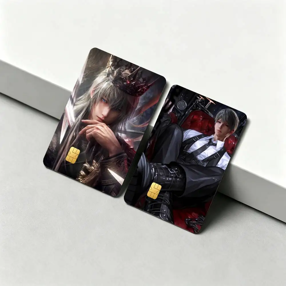 Xavier Shen Xinghui Love Deepspace 1Set 4Pcs Card Skin Stickers, Waterproof Decorative Film for Credit Debit Bank Bus IC Cards