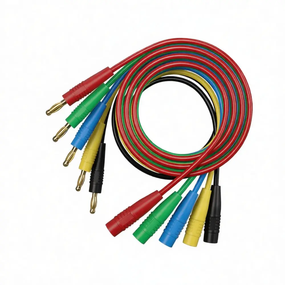 Premium 4mm Banana Plug Test Lead Male To Female Silicone Wire Electrical Repair Cable For Multimeter Probe Tools
