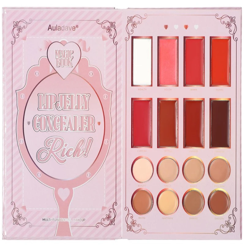 38 couleurs fard à paupières livre palette de maquillage blush correcteur rouge à lèvres 4-en-1 mat nacré multi-usage palette de fard à paupières cosmétiques