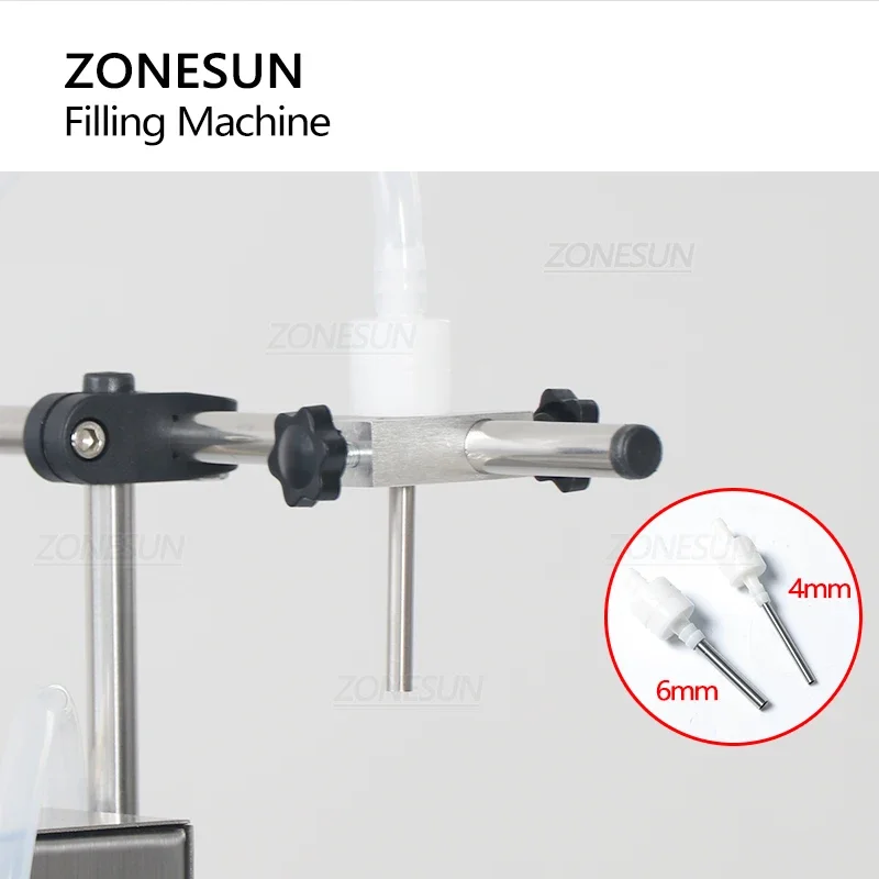 ZONESUN ZS-YTMP1S Semi-atuo Liquid Filling Machine Magnetic Pump Beverage Perfume Essential Oil juice Water Bottle Filler