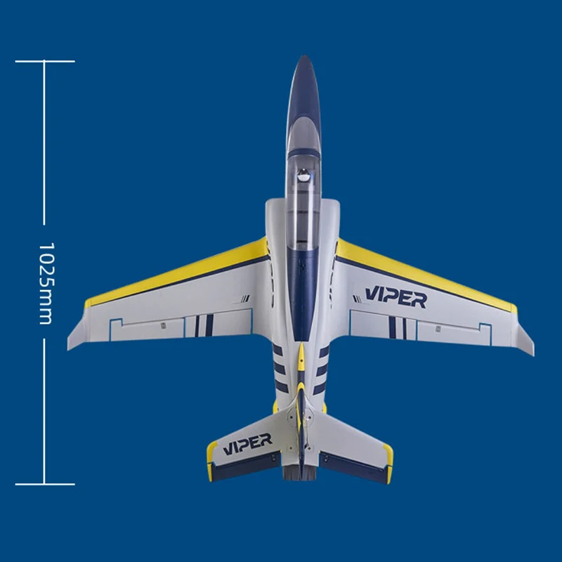 Fms 70mm ventilador con conductos EDF Jet Viper V2 modelo RC avión Control remoto modelo de avión eléctrico máquina de espuma ensamblada ala fija