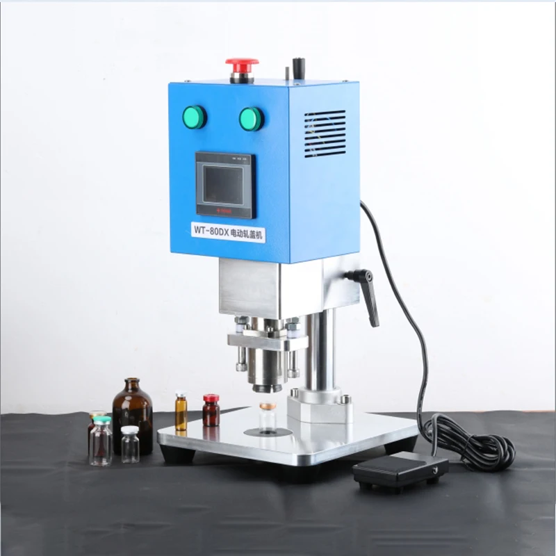 Carpenter WT-80DX pure electric penicillin bottle capping machine, ampoule capping machine, essential oil bottle capping machine